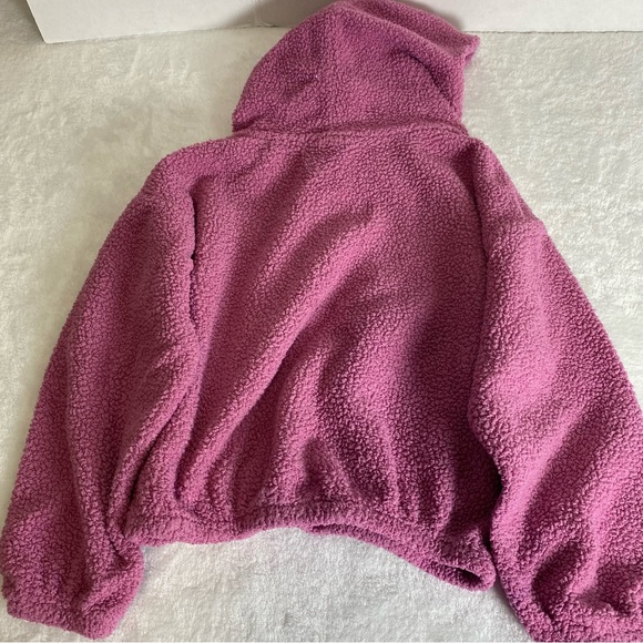 Nike Mauve Fleece Hoodie and Flare Pants Size 6 - Picture 6 of 10